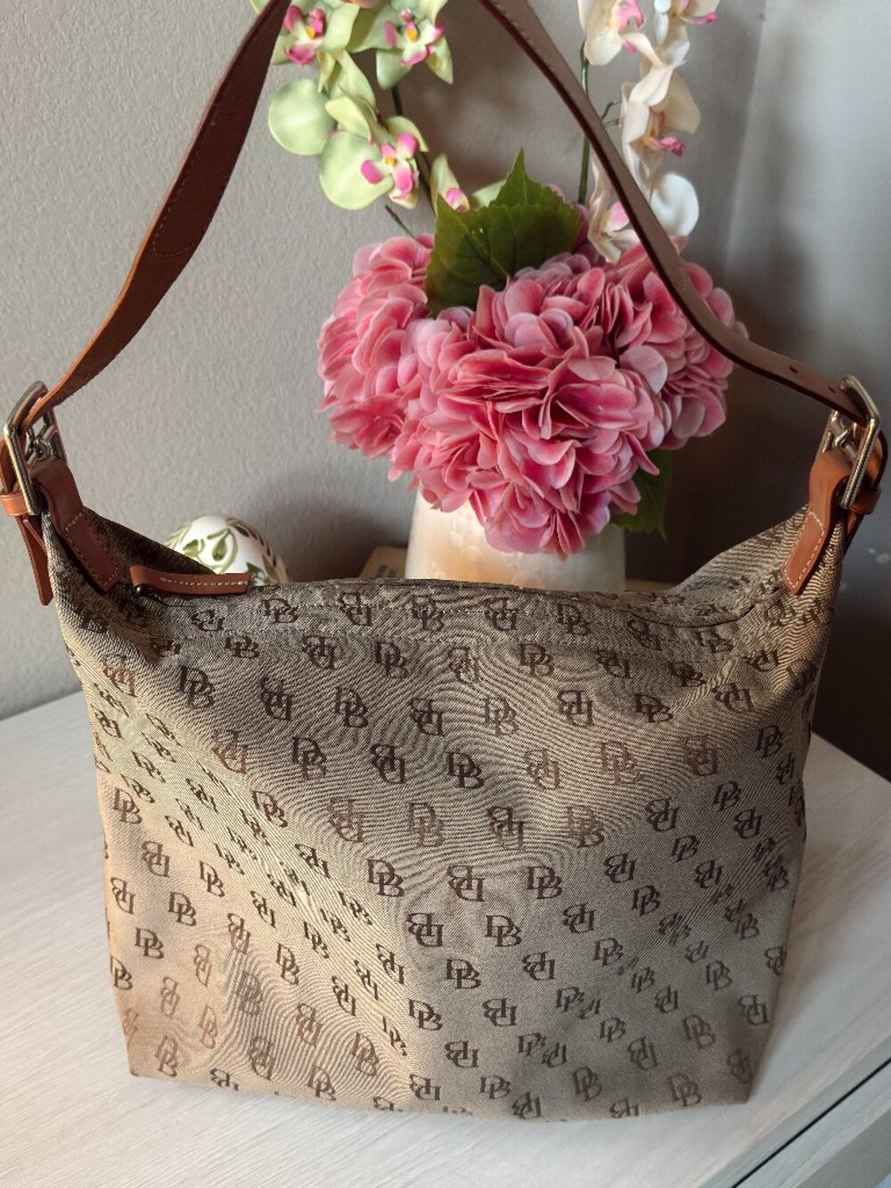 Dooney & Bourke Monogram Shoulder Tote